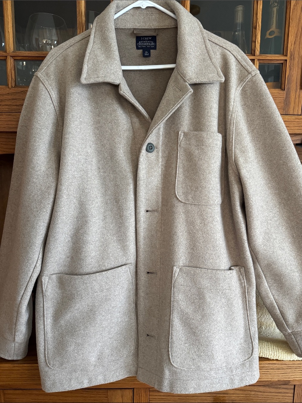J Crew fall coat size men’s  XL